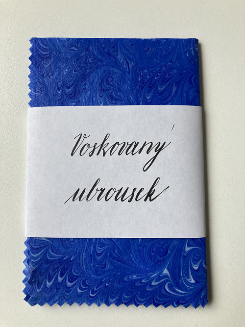 Mramorovaný voskovaný ubrousek