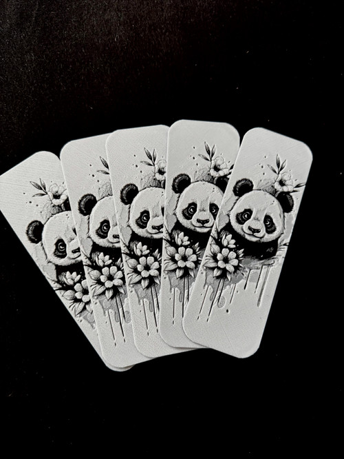 Záložky do knihy panda - 3D tisk