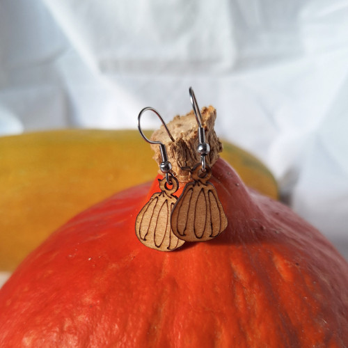 Náušnice Halloween "Dýně"