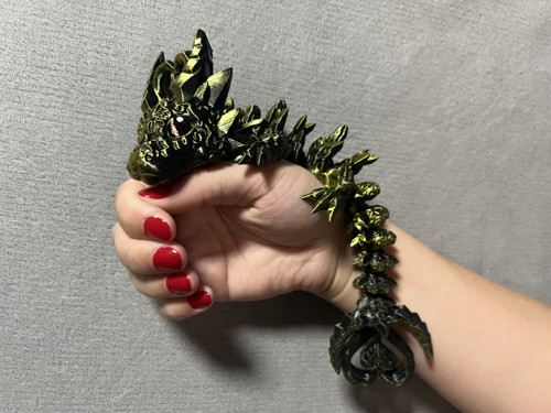 Mládě Draka Temného Srdce - 25 cm - 3D Tisk