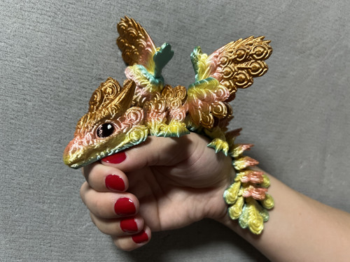 Mládě Pavího draka - 22 cm - 3D Tisk