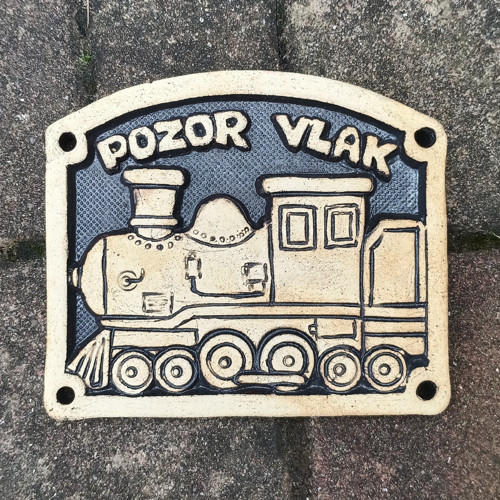 Kachlík č.86 - Pozor vlak