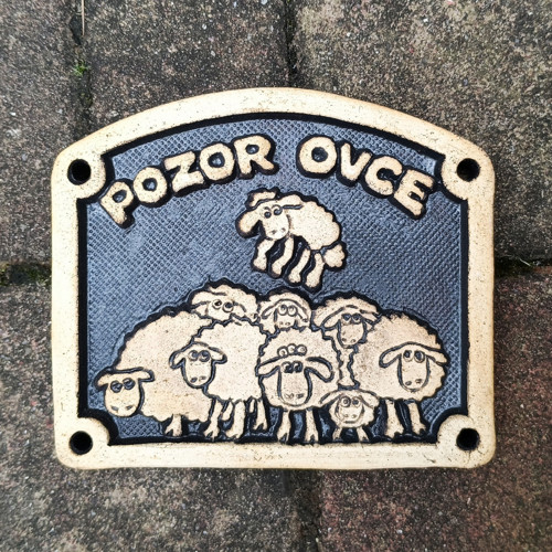 Kachlík č.88 - Pozor ovce