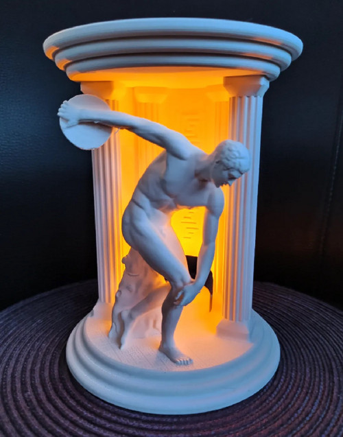 3D tištěná socha „Diskobolos“ – antická elegance — foto 1