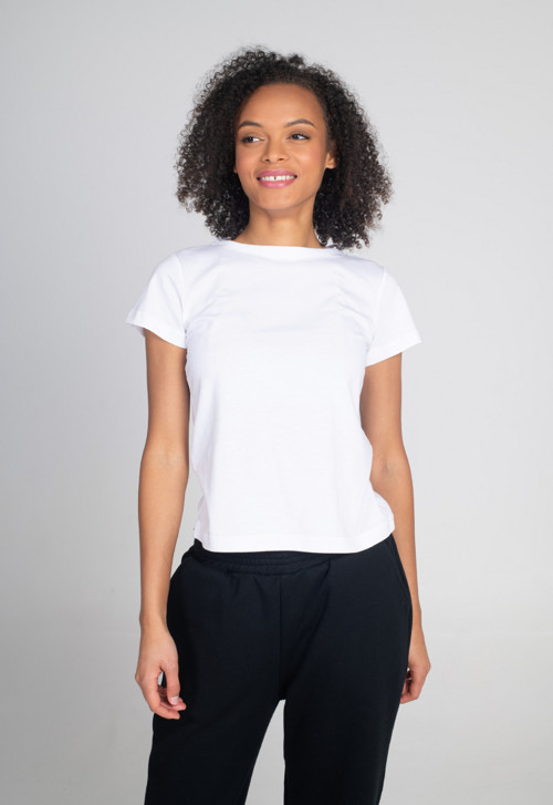 Tričko s krátkými rukávy bílé