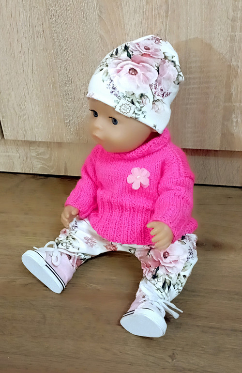 Oblečení set 3 ks pro baby born 43 cm