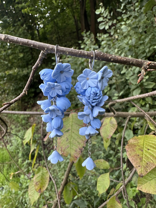 Náušnice - květy fantazie — foto 1