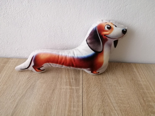 Jezevčík - 3D polštářek