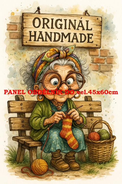 Bavlněný panel 7x10 cm