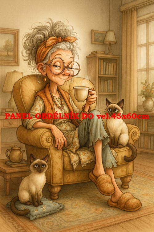 Bavlněný panel 7x10 cm