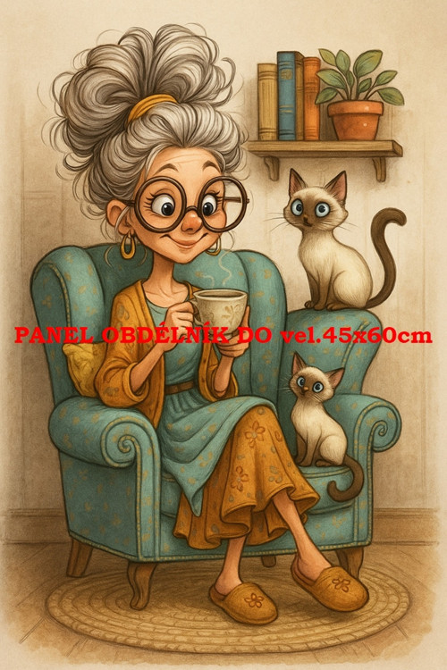 Bavlněný panel 7x10 cm