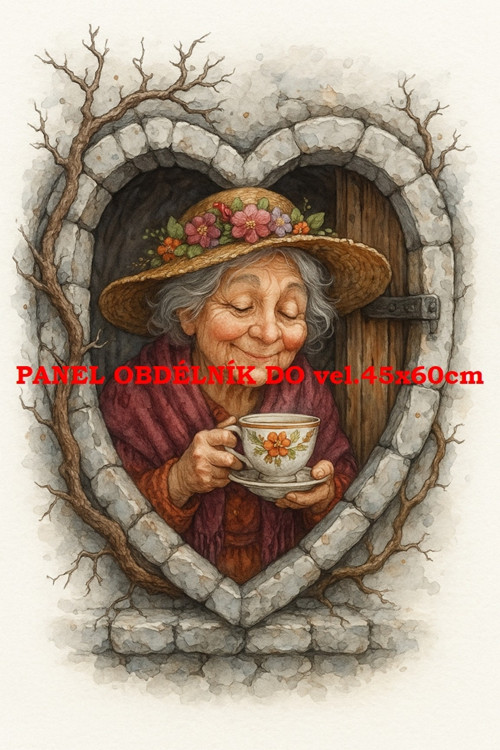 Bavlněný panel 7x10 cm