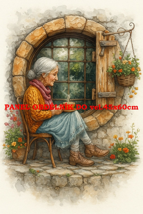 Bavlněný panel 7x10 cm