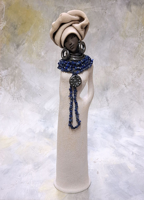 Matawata - černá kráska s lapis lazuli