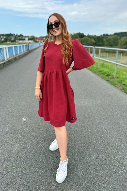 Vaflové šaty Bella
