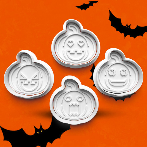 4x vykrajovátko halloween - roztomilé dýně