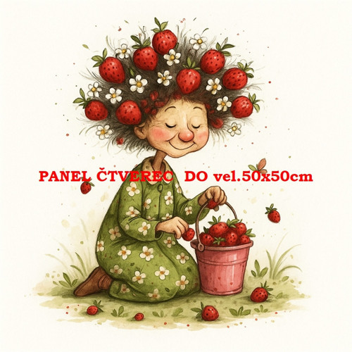 Bavlněný panel 10x10 cm