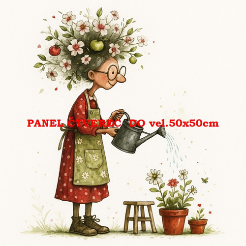 Bavlněný panel 10x10 cm