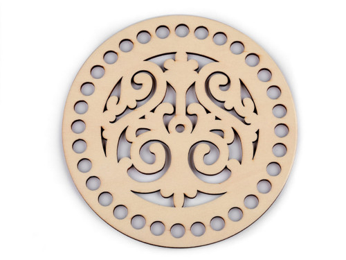 Víko na pletení / háčkování 15 cm - mandala