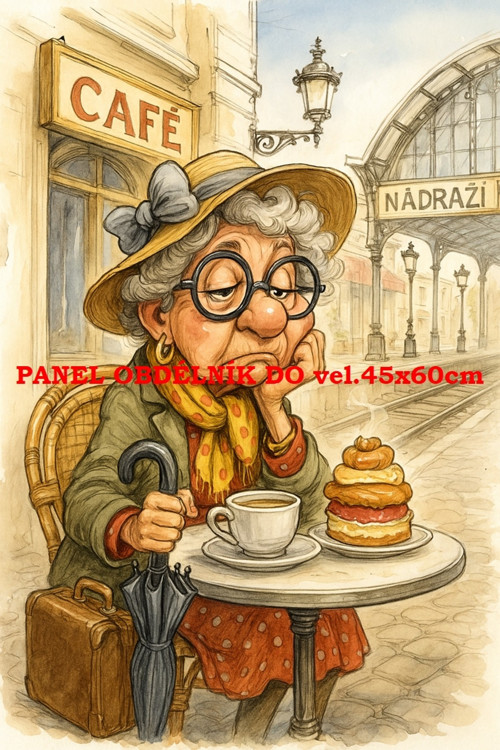 Bavlněný panel 7x10 cm