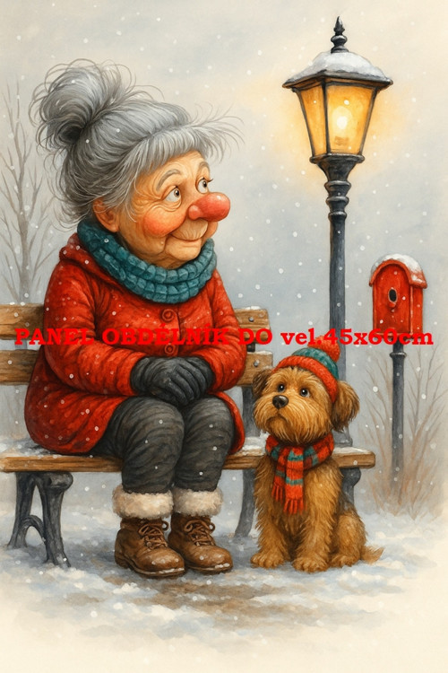 Bavlněný panel 7x10 cm