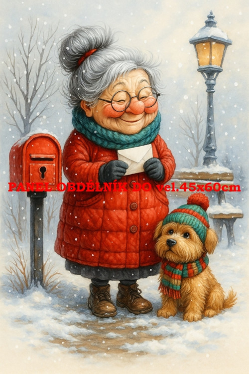 Bavlněný panel 7x10 cm