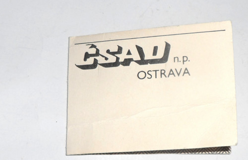 Originál OBAL na odznaky • ČSAD, n. p. Ostrava — foto 1