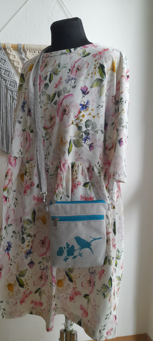 Mini crossbody ptáček — foto 1