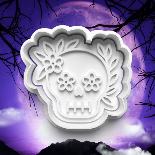Vykrajovátko Halloween - lebka Día de los Muertos