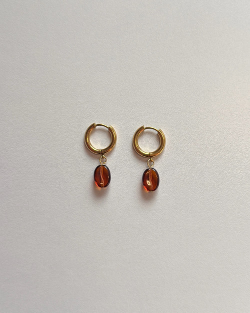 Coffee Bean Earrings