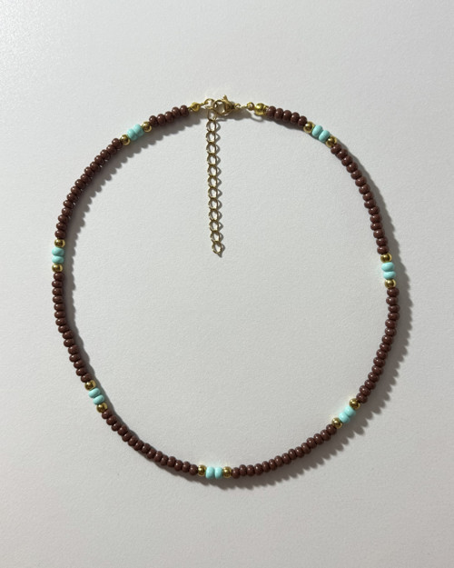Turquoise Brown Necklace