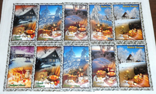10x čistá vánoční POHLEDNICE, Vánoce — foto 1