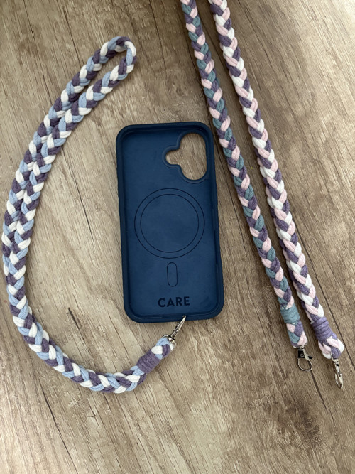 Macramé popruh na telefon či klíče