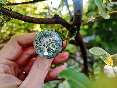 Aromadifuzér z minerálů do auta - amazonit — foto 1
