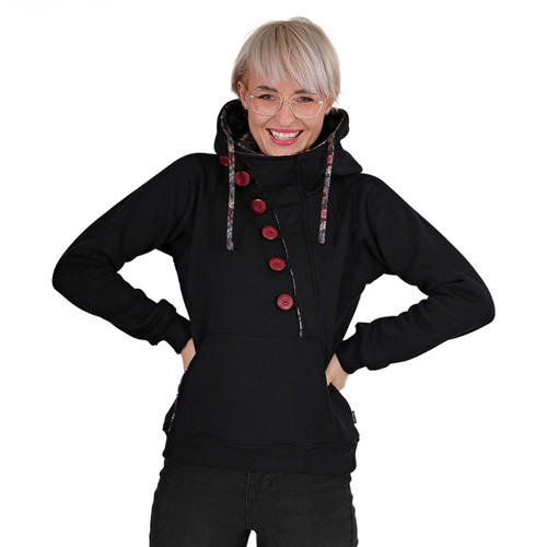 Dámská mikina Calavera Secret Red/Black