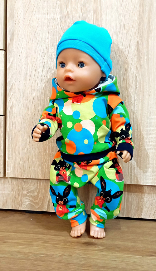 Set 3 ks pro Baby Born panenku chlapeček 43 cm