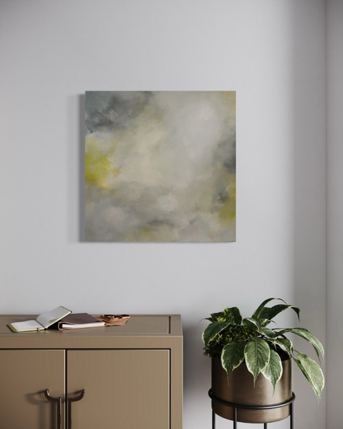 Abstraktní obraz - Jaro 60x60