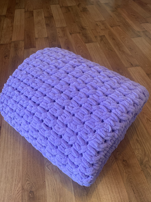 Deka Puffy sytá fialková 150x180