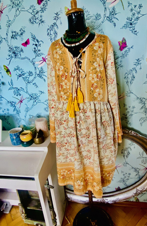 Boho šaty barvy podzimní — foto 1