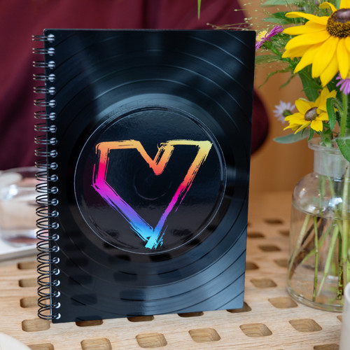 Diář Z Vinylových Desek 2026 - Rainbow Splash