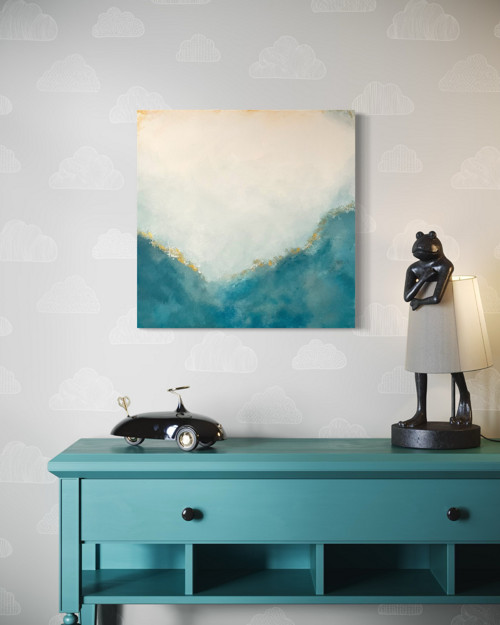 Abstraktní obraz - Kra 60x60cm