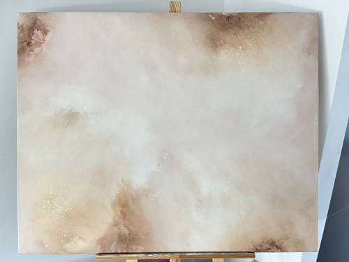 Abstraktní obraz - Sucho 100x80cm