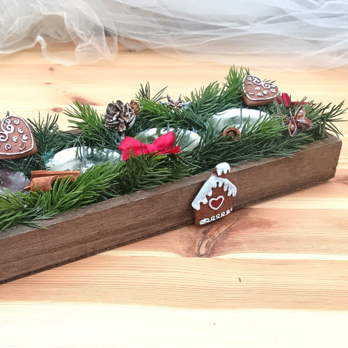 Perníčkový adventní svícen — foto 1