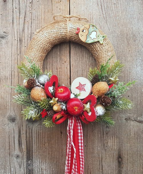Adventní věneček s kapříkem — foto 1