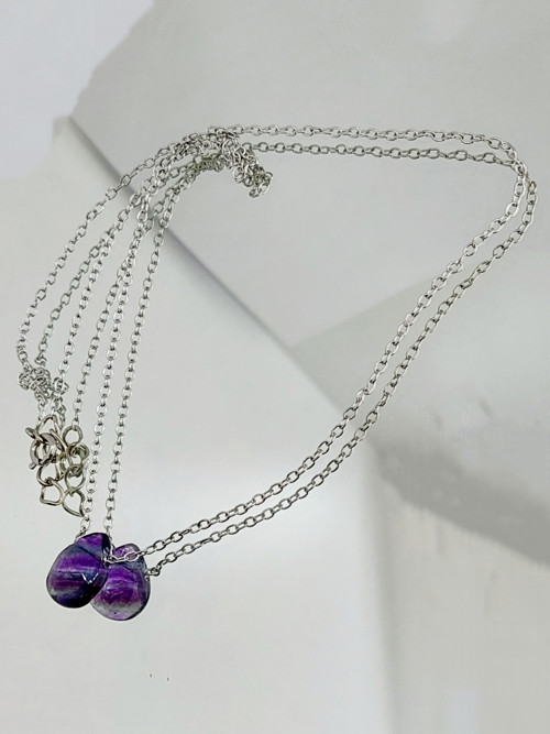Náhrdelník s fluoritem — foto 1