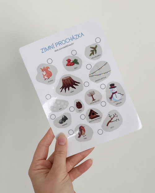 Zimní procházka přírodou (PDF k tisku)