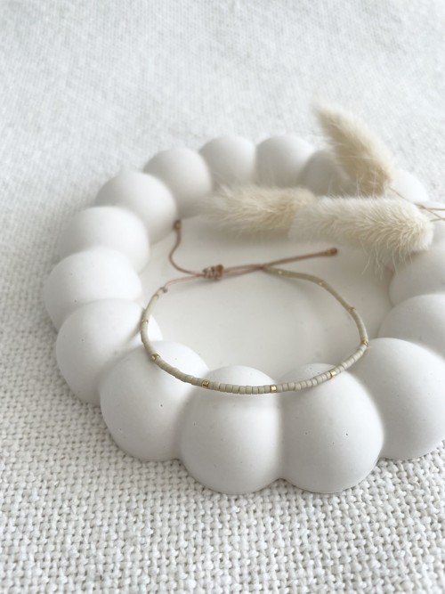 Miyuki náramek - light beige — foto 1