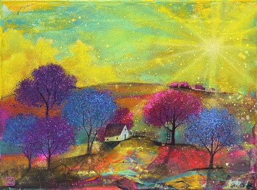 Čas švestek - 40x30cm — foto 1
