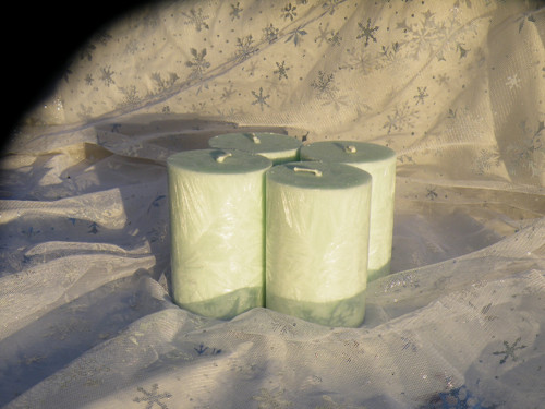 NA ADVENTNÍ VĚNEC 4ks ø5,6 ↑8cm neon mátaA