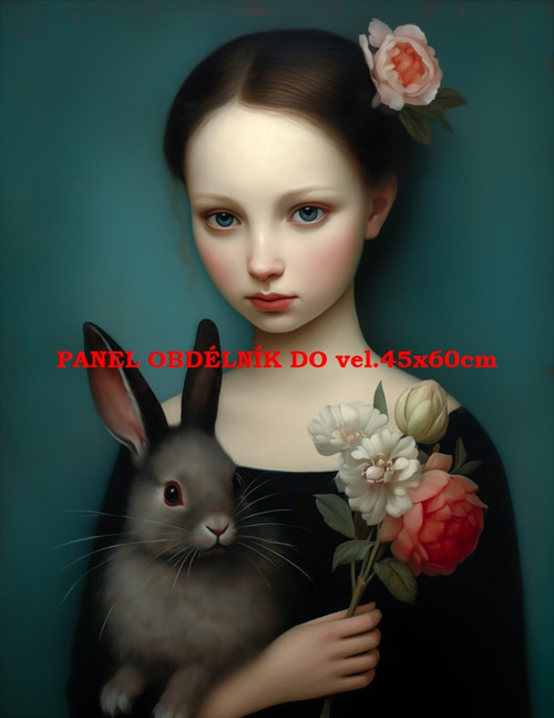 Bavlněný panel 7x10 cm